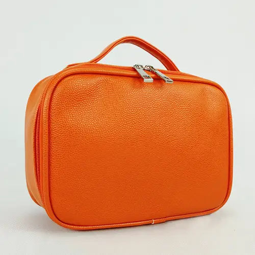 2022 Bew Desktop Leather Fashion Extra Large Makeup Travel Box Bag 